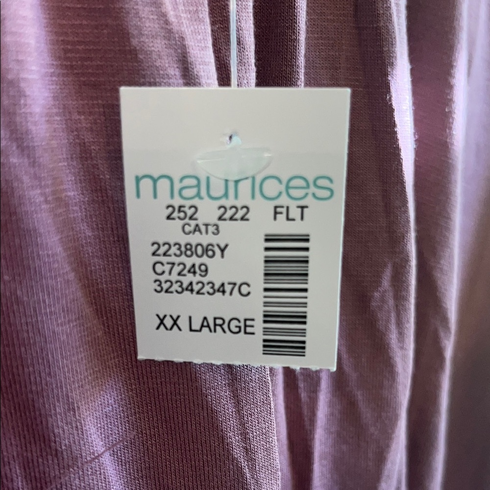 Maurices Red Ruched Blouse - Picture 3 of 3